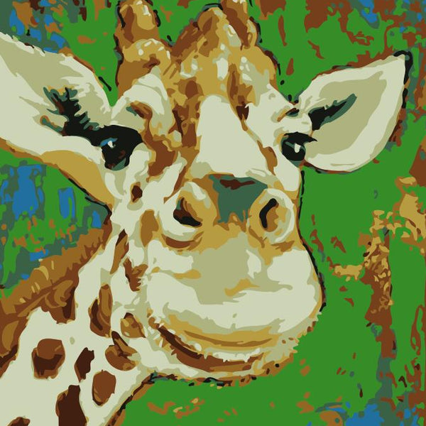 Paint by numbers | Children Painting kit Giraffe Drawing | kids easy | Figured'Art