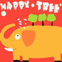 Paint by numbers | Children Painting kit Elephant Happy Tree | kids easy | Figured'Art
