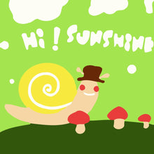 Load image into Gallery viewer, Paint by numbers | Children Painting kit Snail and Mushrooms | kids easy | Figured'Art