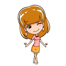 Load image into Gallery viewer, Paint by numbers | Children Painting kit Beautiful Girl | kids easy | Figured'Art