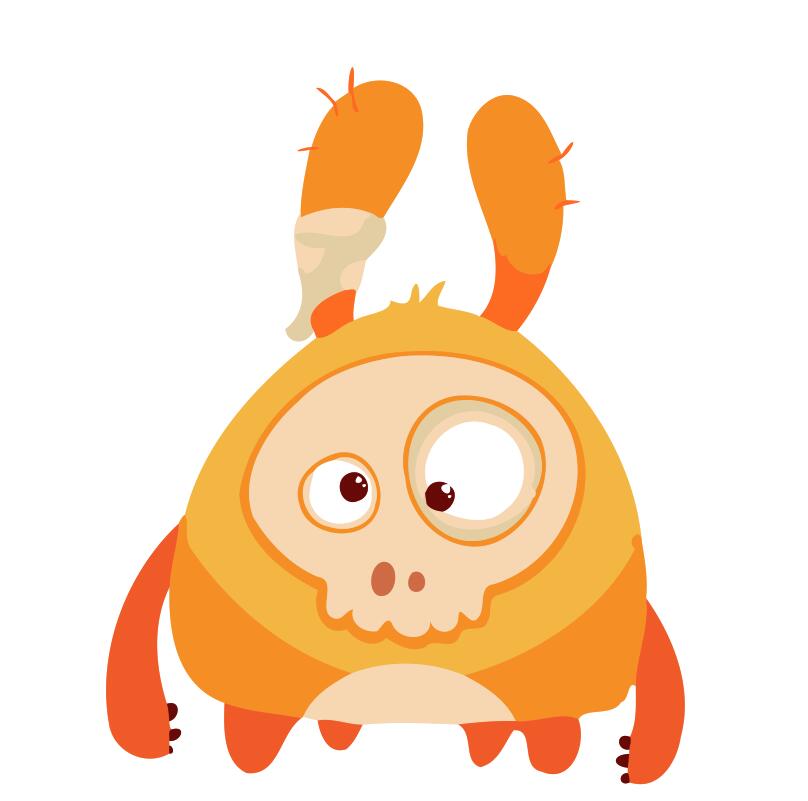 Paint by numbers | Children Painting kit Crazy Monster | kids easy | Figured'Art