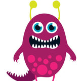 Paint by numbers | Children Painting kit Purple Monster with Yellow Antennas | kids easy | Figured'Art