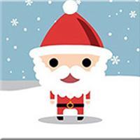 Paint by numbers | Children Painting kit Santa Claus White Beard | kids easy | Figured'Art