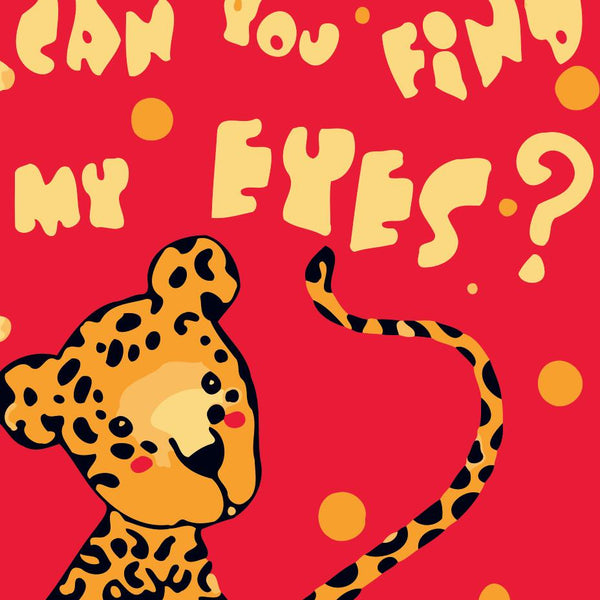 Paint by numbers | Children Painting kit Little Leopard | kids easy | Figured'Art