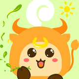 Paint by numbers | Children Painting kit Little Orange Monster | kids easy | Figured'Art