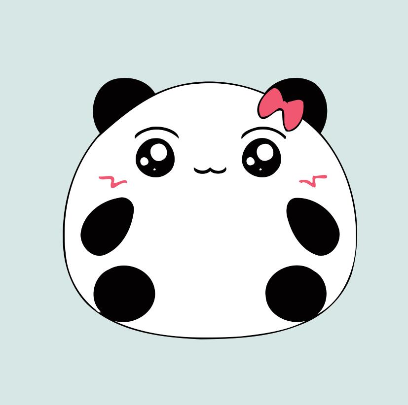 Paint by numbers | Children Painting kit Little Panda | kids easy | Figured'Art