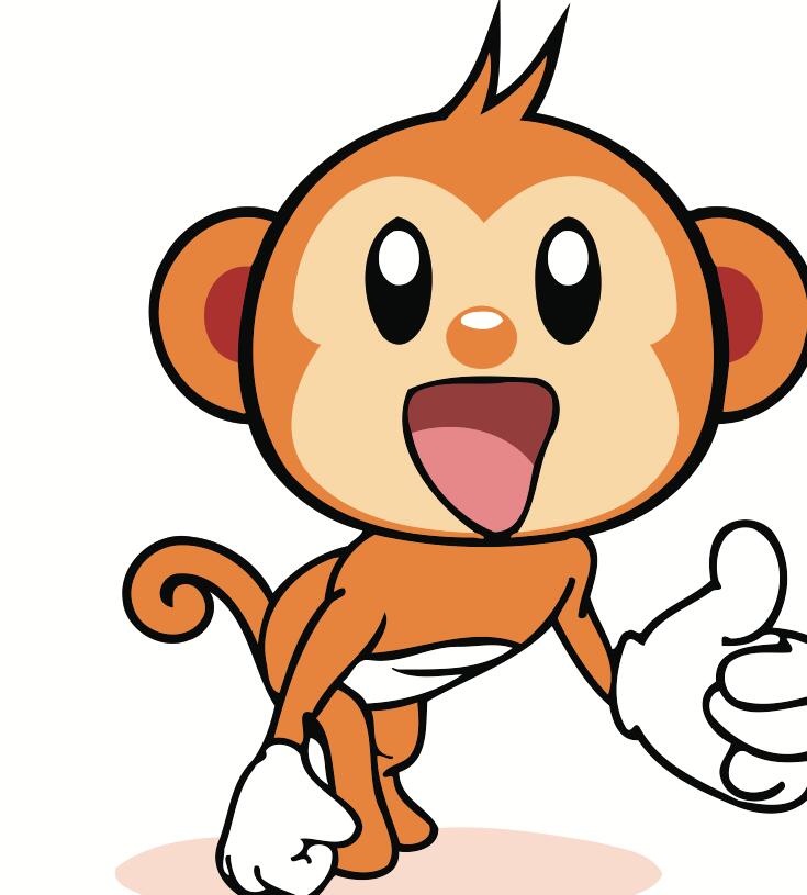 Paint by numbers | Children Painting kit Little Monkey with Smile | kids easy | Figured'Art