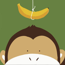 Load image into Gallery viewer, Paint by numbers | Children Painting kit Small monkey and Banana | kids easy | Figured'Art