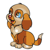 Paint by numbers | Children Painting kit Cute Little Dog | kids easy | Figured'Art
