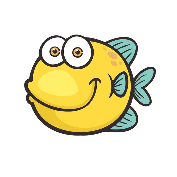 Paint by numbers | Children Painting kit Yellow fish | kids easy | Figured'Art