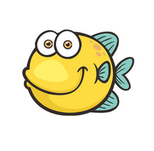 Load image into Gallery viewer, Paint by numbers | Children Painting kit Yellow fish | kids easy | Figured'Art