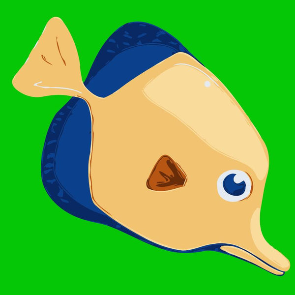 Paint by numbers | Children Painting kit Sea Fish | kids easy | Figured'Art
