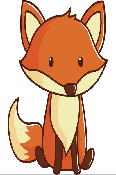 Paint by numbers | Children Painting kit Shy Fox | kids easy | Figured'Art