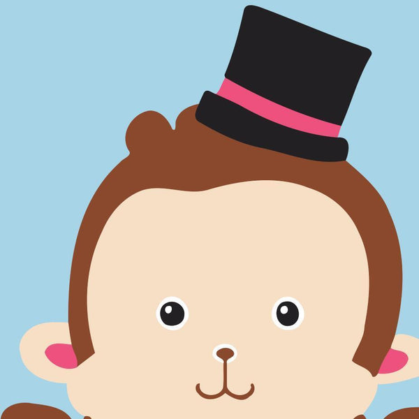 Paint by numbers | Children Painting kit Monkey with Hat | kids easy | Figured'Art
