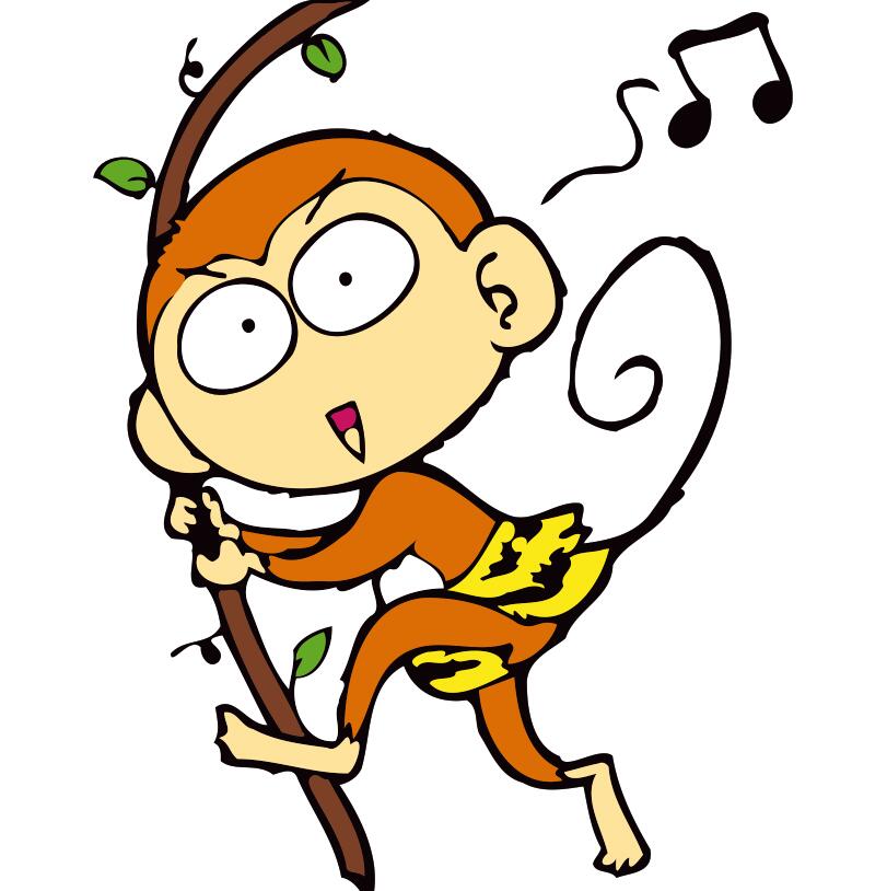 Paint by numbers | Children Painting kit Monkey on the liana | kids easy | Figured'Art