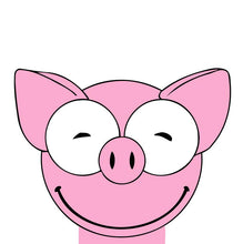 Load image into Gallery viewer, Paint by numbers | Children Painting kit Pig Smile | kids easy | Figured'Art