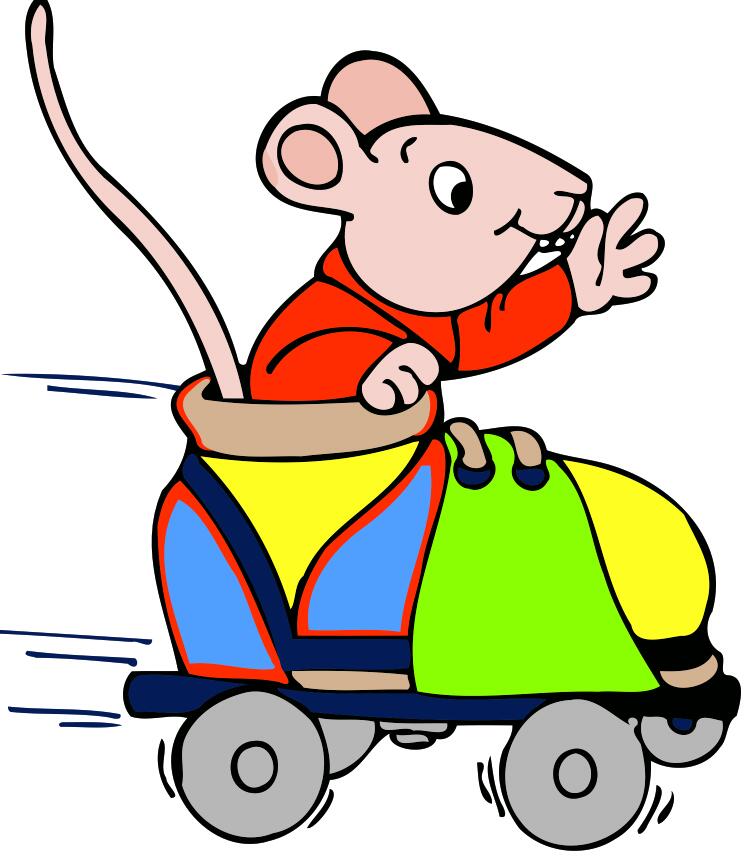 Paint by numbers | Children Painting kit Mouse driving a car | kids easy | Figured'Art