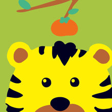 Load image into Gallery viewer, Paint by numbers | Children Painting kit Tiger and fruit | kids easy | Figured'Art