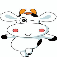 Load image into Gallery viewer, Paint by numbers | Children Painting kit Nice Cow | kids easy | Figured'Art