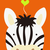 Paint by numbers | Children Painting kit Zebra and leaf | kids easy | Figured'Art