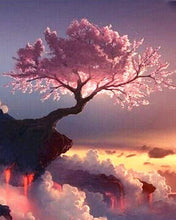 Load image into Gallery viewer, paint by numbers | Pink Tree | advanced landscapes | FiguredArt