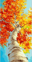 Load image into Gallery viewer, paint by numbers | Poplar In Autumn | easy landscapes | FiguredArt