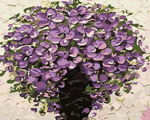 Load image into Gallery viewer, paint by numbers | Purple Flowers in Vase | flowers intermediate | FiguredArt