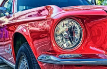 Load image into Gallery viewer, paint by numbers | Red Car Headlight | cars and motos intermediate | FiguredArt