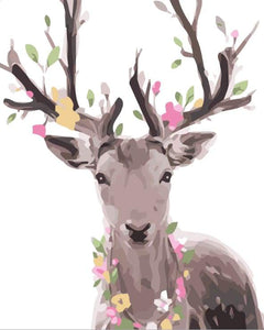 paint by numbers | Romantic Deer | animals deer easy | FiguredArt