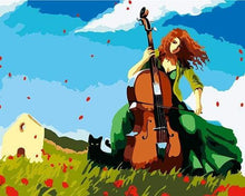 Load image into Gallery viewer, paint by numbers | Romantic melody | easy landscapes music | FiguredArt