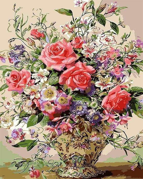 Paint by Numbers Flowers – Figured'Art
