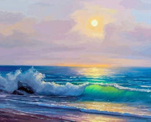 Load image into Gallery viewer, paint by numbers | Seaside and Waves | intermediate landscapes new arrivals | FiguredArt