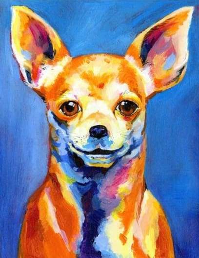 paint by numbers | Smart Dog | advanced animals dogs | FiguredArt