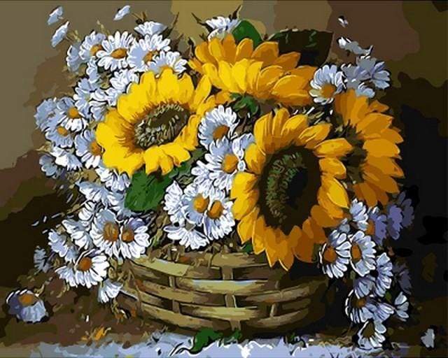 Paint by Numbers - Flowers during Summer – Figured'Art