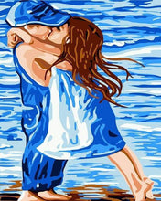 Load image into Gallery viewer, paint by numbers | Summer Kiss | easy romance | FiguredArt
