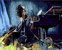 Load image into Gallery viewer, paint by numbers | Talented Pianist | advanced dance | FiguredArt