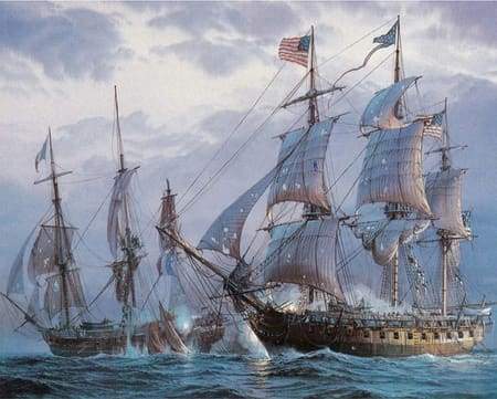 paint by numbers | The American Fleet | advanced new arrivals ships and boats | FiguredArt