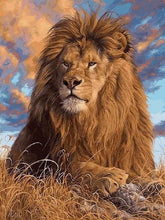 Load image into Gallery viewer, paint by numbers | The Lions Rest | advanced animals lions | FiguredArt
