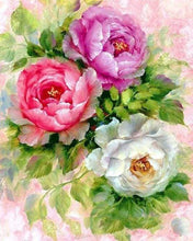 Load image into Gallery viewer, paint by numbers | Three Flowers | flowers intermediate | FiguredArt