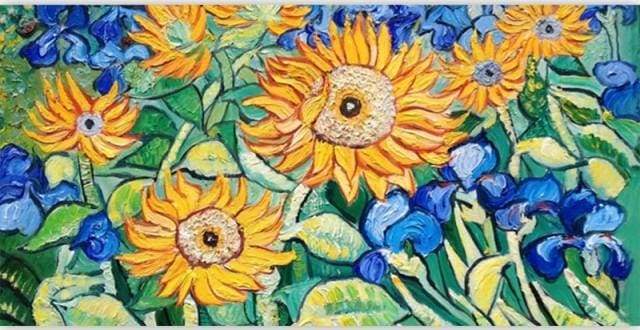 Van Gogh Sunflowers - Diamond Art World