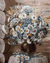 Load image into Gallery viewer, Paint by numbers | Vase of Daisies | flowers intermediate | Figured&#39;Art