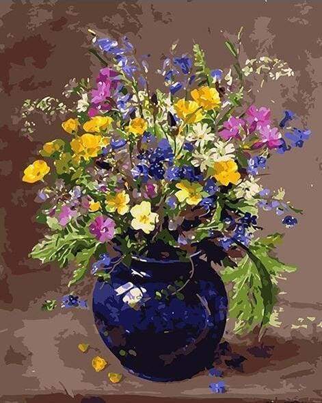 Ikebana Vases - Flowers Paint By Numbers - Painting By Numbers