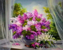 Load image into Gallery viewer, paint by numbers | Violets | advanced flowers | FiguredArt