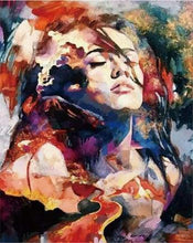 Load image into Gallery viewer, paint by numbers | Watercolor Woman | intermediate romance | FiguredArt