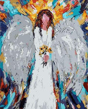 Load image into Gallery viewer, paint by numbers | White Angel | intermediate new arrivals religion | FiguredArt