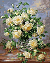 Load image into Gallery viewer, paint by numbers | White Camellias | advanced flowers | FiguredArt