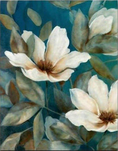 paint by numbers | White Flower 2 | advanced flowers | FiguredArt